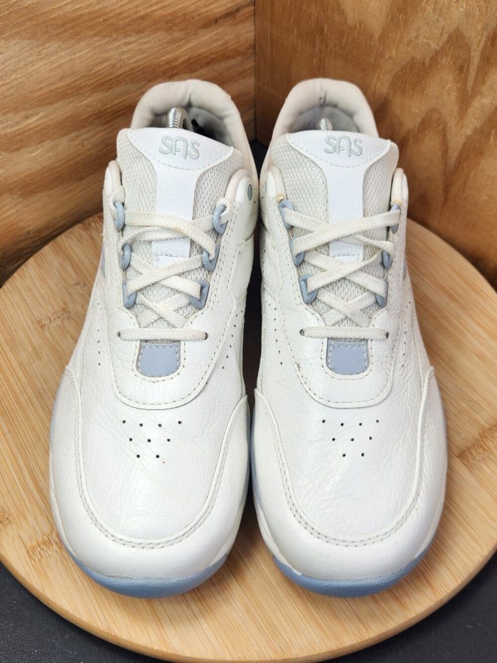 SAS Tripad Comfort Tour Womens White Leather Walking Shoes Sneakers Size 11.5 - Picture 3 of 9